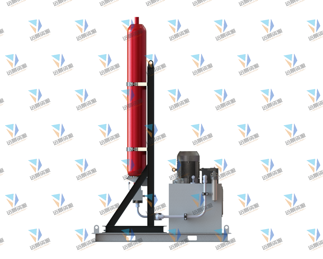 带蓄能器的液压动力